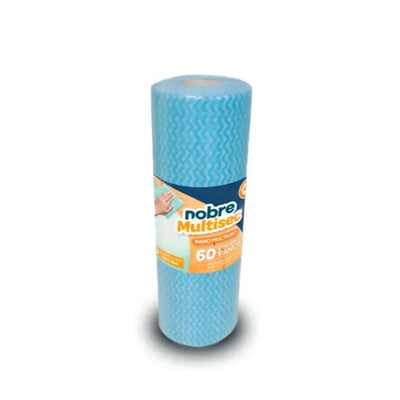 PANO MULTIUSO (ROLO C/28CM X 30M PICOTADO APROX. 50CM) AZUL - NOBRE