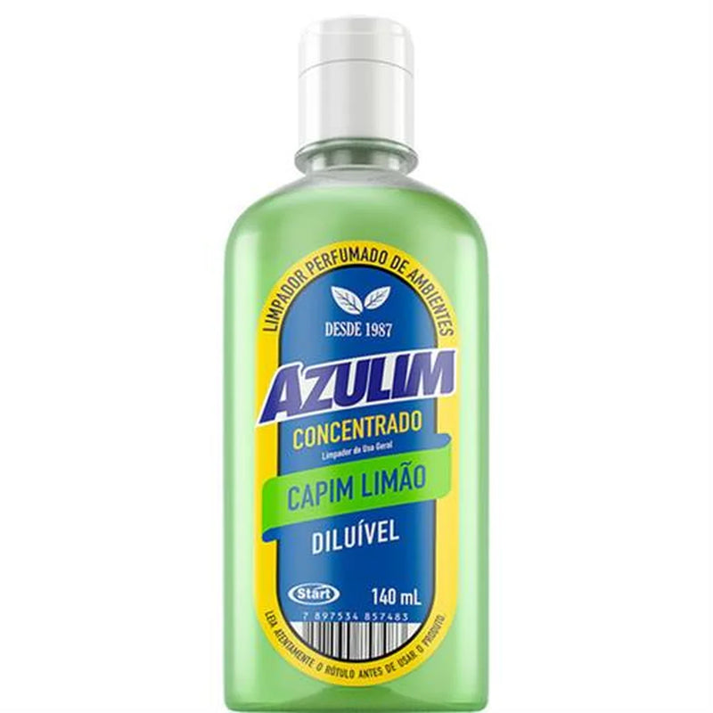 LIMPADOR CONCENTRADO PERFUMADO CAPIM LIMAO 140ML AZULIM