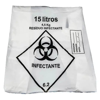 SACO LIXO 15L HOSPITALAR (INFECTANTE) C/100 - GOEDERT
