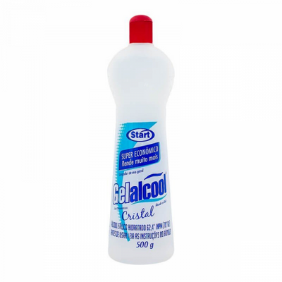 ALCOOL EM GEL CRISTAL 62,4ºINPM GELALCOOL 470G