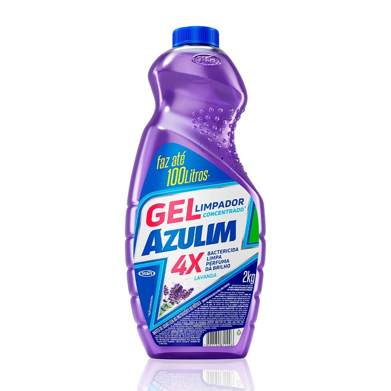 LIMPADOR CONCENTRADO GEL LAVANDA 2KG AZULIM