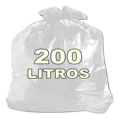 SACO LIXO 200L TRANSPARENTE C/100 NEWCLEAN