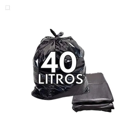 SACO LIXO 40L PRETO C/100 ALMOFADA NEW CLEAN