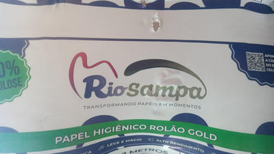 PAPEL HIG ROLAO GOLD 300M C/8 RIO SAMPA