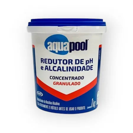 REDUTOR PH/ALCALINIDADE CONCENTRADO GRANULADO 1KG AQUAPOOL
