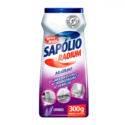 SAPONACEO EM PO LAVANDA BOMBRIL 300G SAPOLIO RADIUM