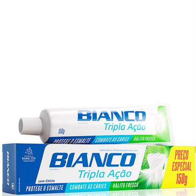 PASTA DE DENTE TRIPLA ACAO 150G BIANCO