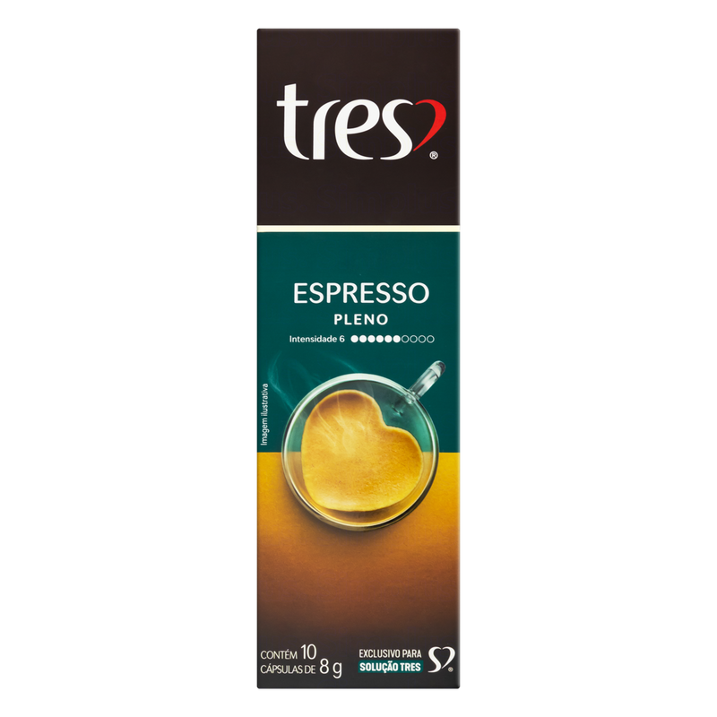 CAPS DE CAFE ESPRESSO PLENO C/10 3.CORACOES