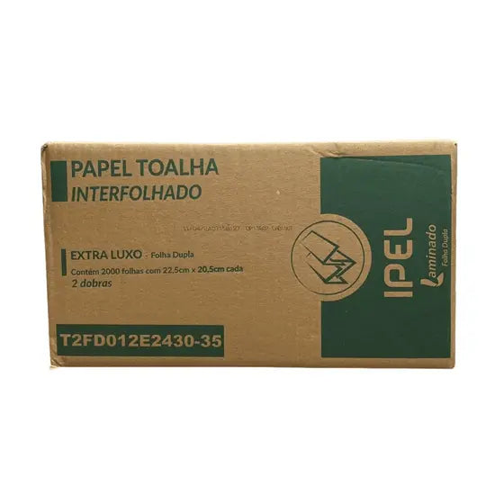 PAPEL TOA INTER FOLHA DUPLA C/2000 FLS IPEL