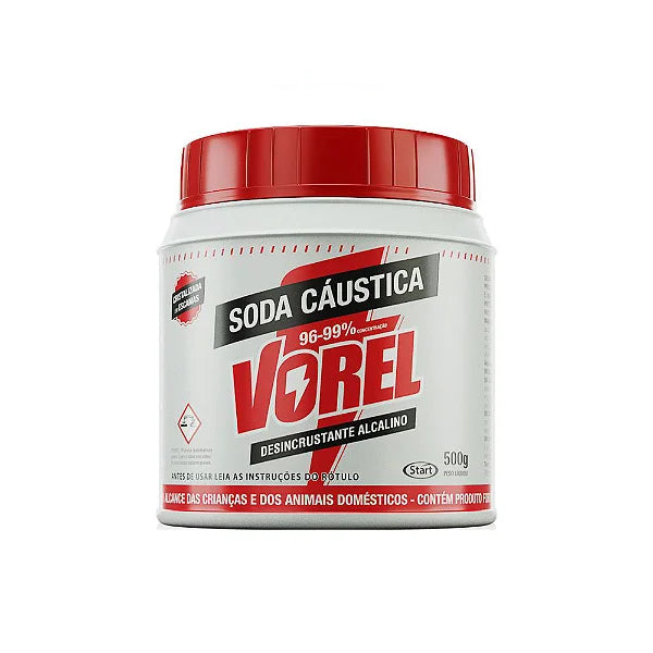 SODA CAUSTICA DESINCRUSTANTE ALCALINO 500G VOREL