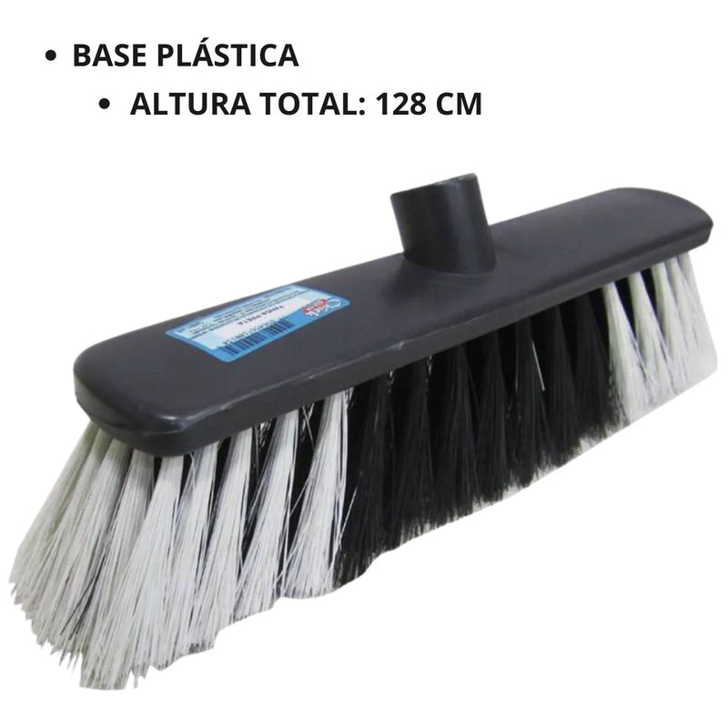 VASSOURA PELO SINTETICO 30 CM C/CABO