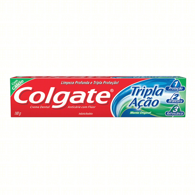 PASTA DE DENTE TR.ACAO 72/180G COLGATE