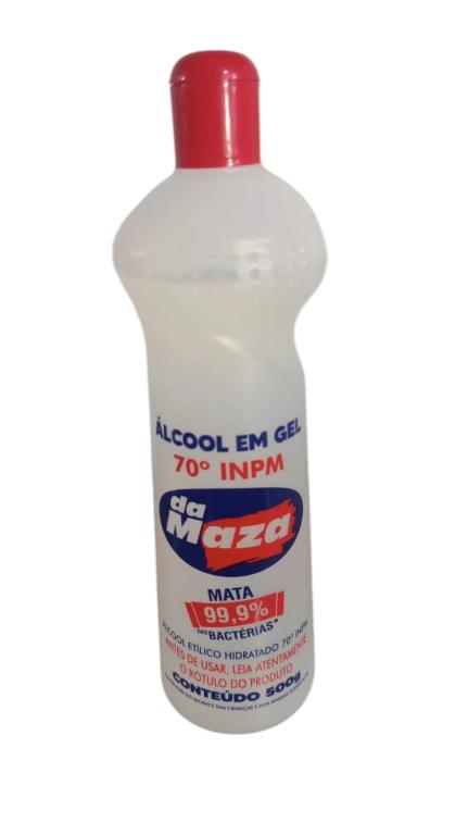 ALCOOL EM GEL 70% 500G - MAZA