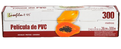 FILME PVC LUSAFILM 28CM 300MTS UNIDADE