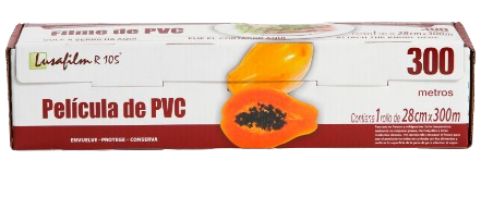 FILME PVC LUSAFILM 28CM 300MTS UNIDADE
