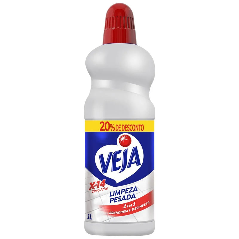 MULTIUSO VEJA LIMPEZA PESADA VEJA 1L X-14 CLORO ATIVO