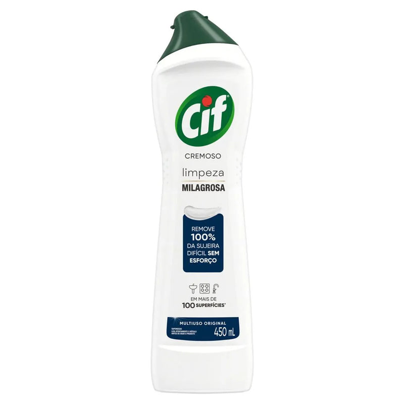CIF CREMOSO BRANCO LIMPEZA PROFUNDA 450 ML