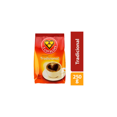 CAFE 3 CORACOES TRADICIONAL 500G