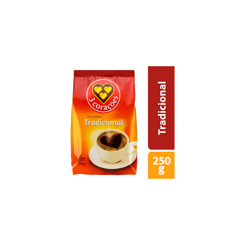 CAFE 3 CORACOES TRADICIONAL 500G