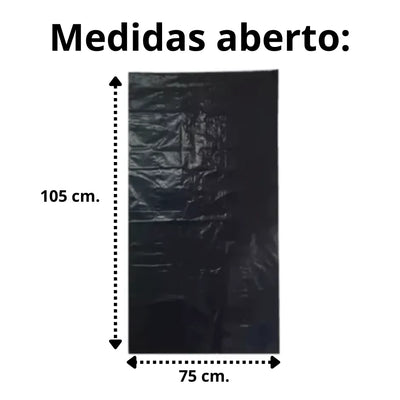 SACO LIXO 100L PRETO FORTE C/100 ALMOFADA NEW CLEAN