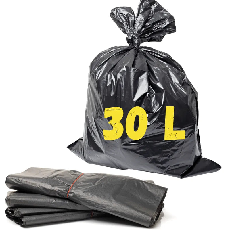 SACO LIXO 30L PRETO ALMOFADA C/10 AZULIM
