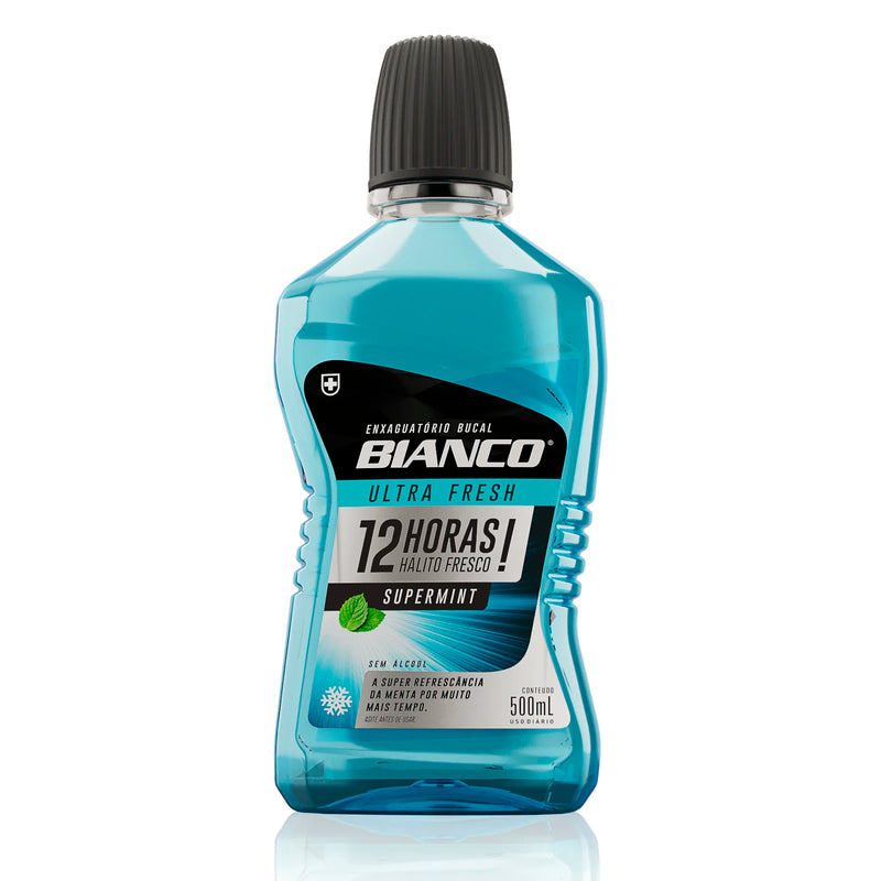 ENXAGUANTE BUCAL SUPERMINT 500ML BIANCO