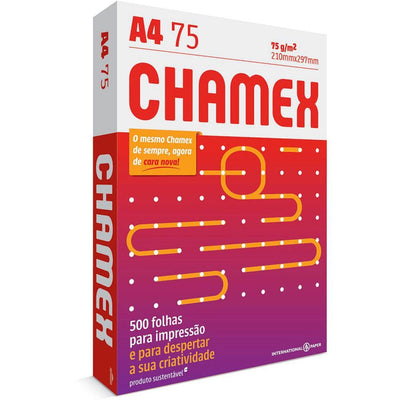 PAPEL A4 CHAMEX 75G 500FLS