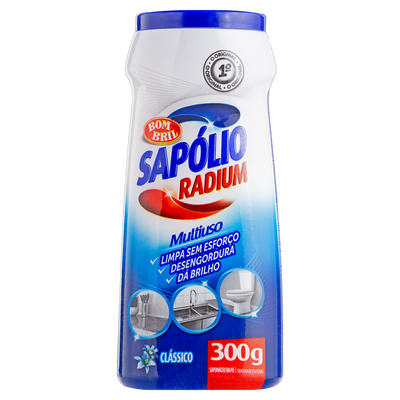 SAPONACEO EM PO CLASSICO BOMBRIL 300G SAPOLIO RADIUM