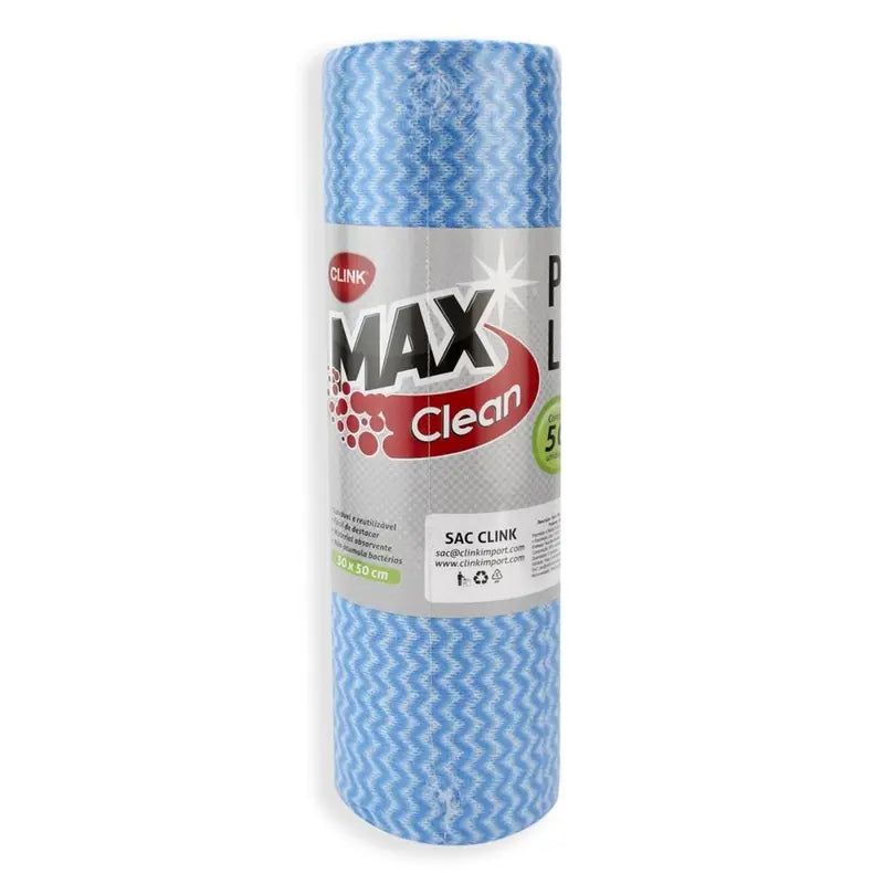 PANO REUTILIZAVEL MILI CLEAN MAX AZUL 12X50