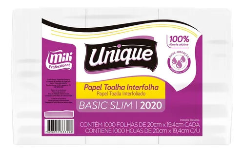 PAPEL TOA INTERF EQUILIBRIO SOFT SLIM ECO 19,4CMX20CM C/1000 FLS MILI