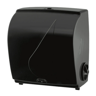 PORTA PAPEL TOALHA BOBINA AUTOCORTE COMPACTO BLACK