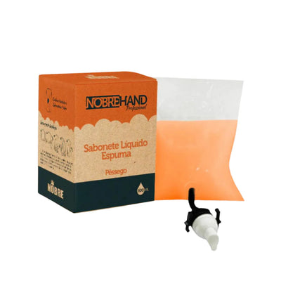 SAB ESPUMA REFIL BAG 600ML (S/ VALVULA USAR COD 40296) PESSEGO UP HAND ESSENTIAL - UPPRO