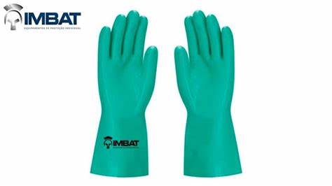 LUVA LATEX VERDE FORRADA  GG(10) IMBAT