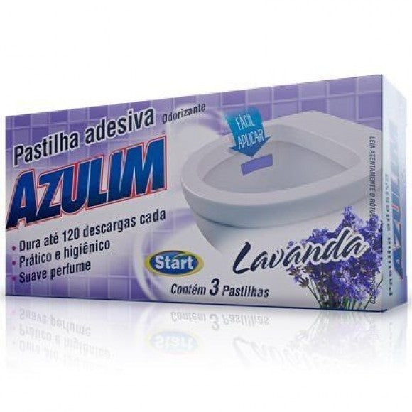 PASTILHA ADESIVA LAVANDA C/ 03 UN