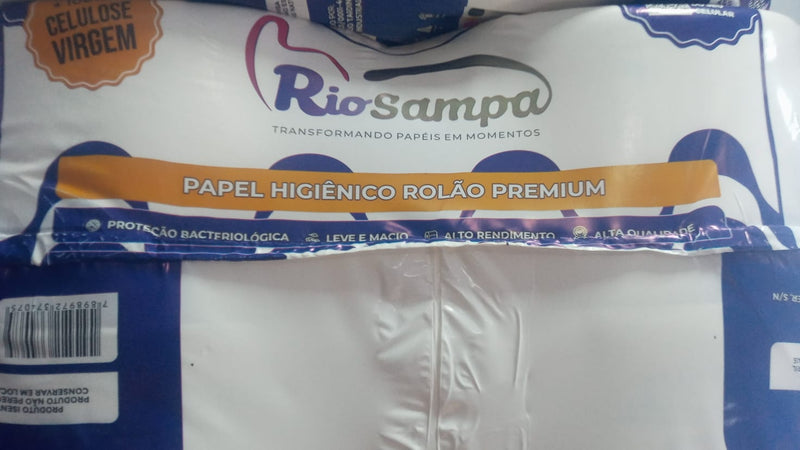 PAPEL HIG ROLAO PREMIUM 300M C/8 RIO SAMPA