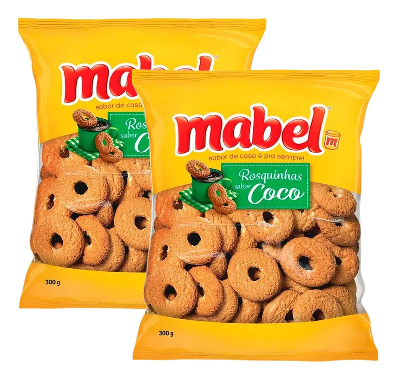 BISCOITO ROSQUINHA COCO 500G MABEL