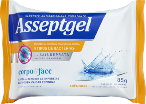 SABONETE ANTIBAC AMENDOAS 85G ASSEPTGEL