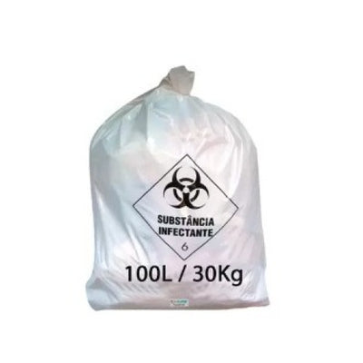 SACO LIXO 100L HOSPITALAR (INFECTANTE) REF 04 C/100 - GOEDERT