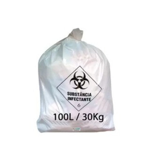 SACO LIXO 100L HOSPITALAR (INFECTANTE) REF 04 C/100 - GOEDERT