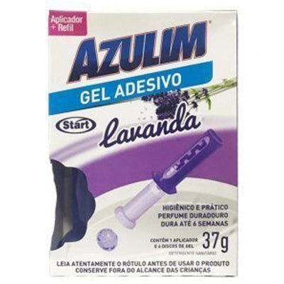 GEL ADESIVO AP. 1 APLICADOR C/6 DISCOS LAVANDA 37G AZULIM