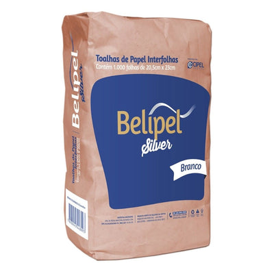 PAPEL TOA INTERF SILVER - 20,5 CM X 20 CM - C/1000 FLS BELIPEL